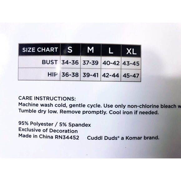 Cuddl Duds Womens Purple Striped Long Sleeve Cozy Pajamas 2 Pc Sets Sz M New - Picture 6 of 9